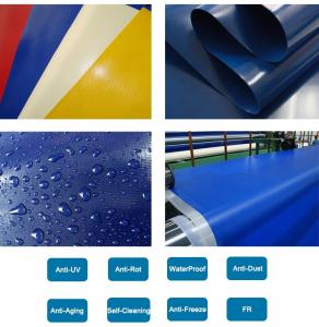 Quality 500gsm PVC Laminated Tarpaulin Waterproof PVC Coated Polyester Tarpaulin for sale