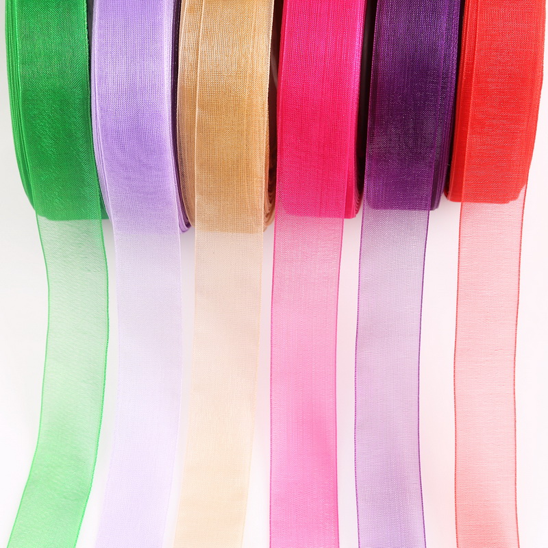 Wholesale DIY Hair Ornaments 4cm Organza Silk Ribbon For Jewelry Accessories