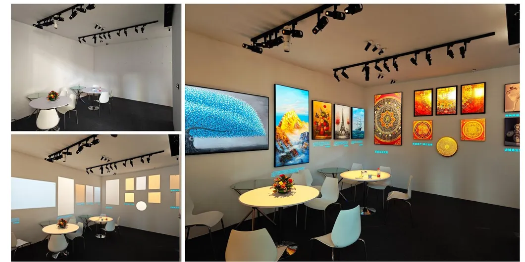 Versatile Precision Shaping Gobo Projector LED Contour Spotlight Track Light for Museum Art Gallery Commercial Lighting