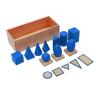 Buy cheap Tiger Montessori - Geometric Solids with Stand, Bases, and Box of beech wood from wholesalers
