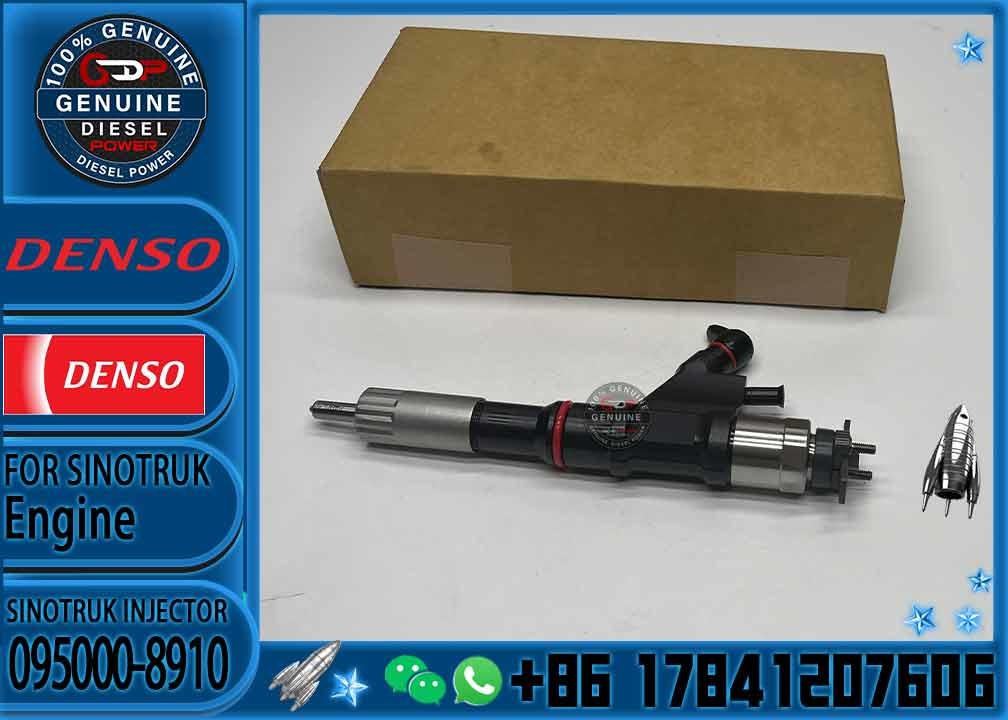 Good Price common rail injector 095000-8910 095000-8911 095000-8912 095000-8913 9709500-891 For Sinotruk Howo VG12460801