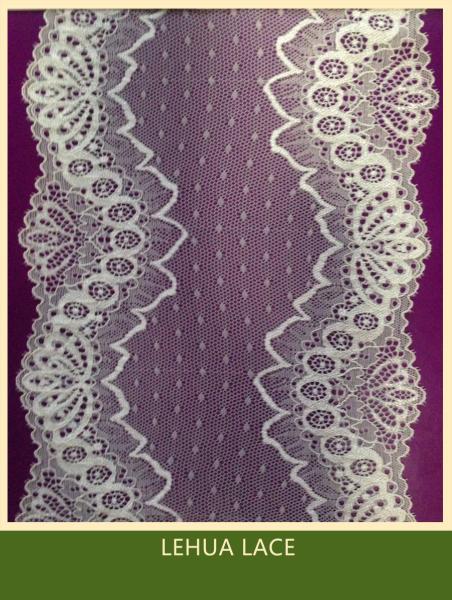 Hot Selling and nice quality Nylon Spandex Stretchy Brazil Lace from China