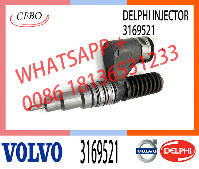 8113837 Fuel Injector For VOL D12A D12C D12D Remanufactured Fuel Injector 3169521, 1483470005