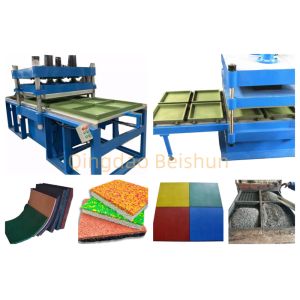Quality Pressure Rubber Floor Tile Production Machine for sale