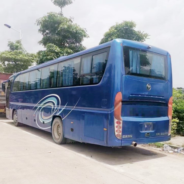 Foton Bus Coach Diesel 55 Seats Passenger Bus Manual Transmission and Deisel Fuel