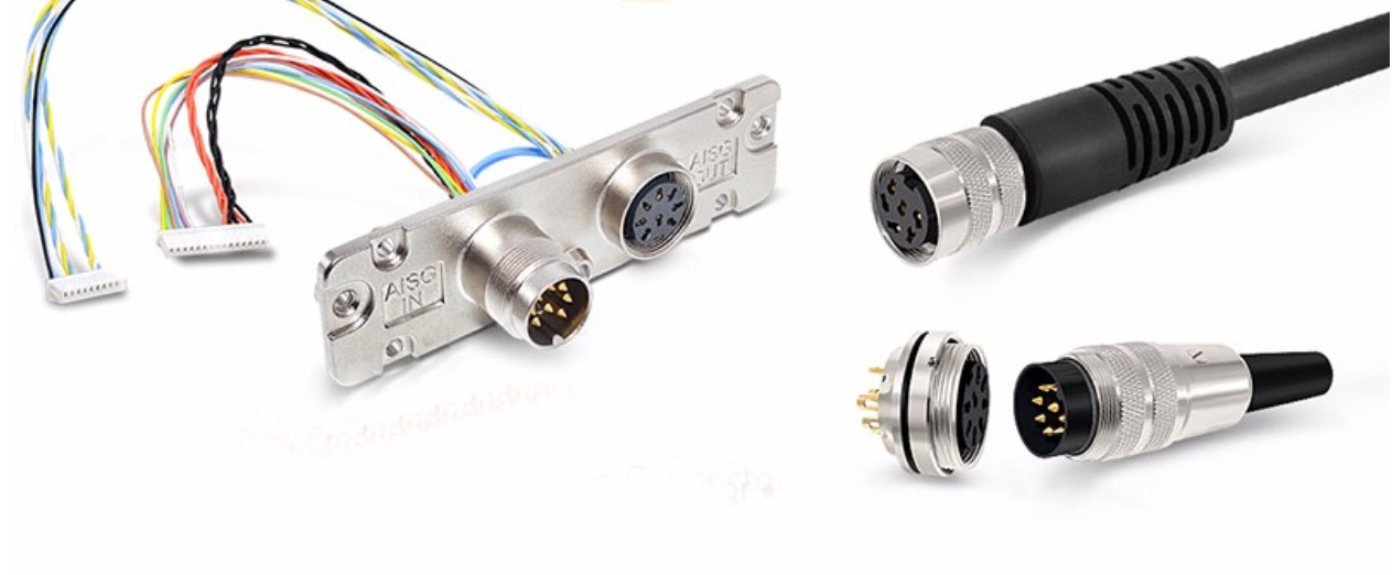 IP68 socket male female flange panel mount solder type m16 5pin AISG connector