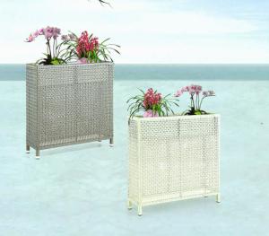 Quality Outdoor furniture wicker flower pot-3010 for sale