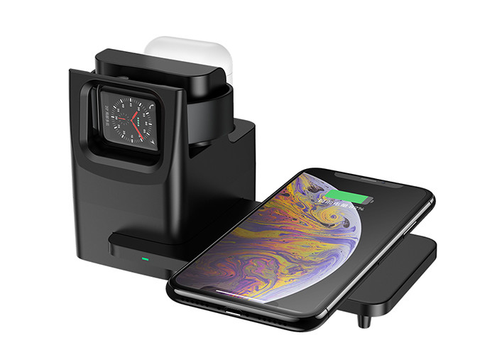 ABS Multifunction Pearl White 10W 3in1 Wireless Charger