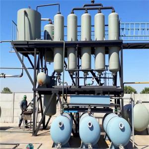 Quality 85% Oil Rate Waste Engine Oil Recycle To Diesel Distillation Refining Plant for sale