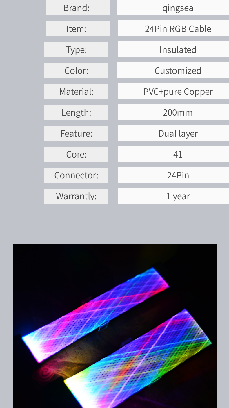 RGB 24pin Cable RGB Led Strip Light Extension Cable led strip light extension cable 4pin connector wire power adapter