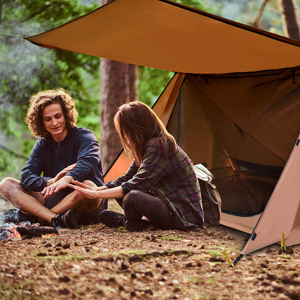 Breathable Lightweight 2 Man 1.53kg Survival Gear Tent