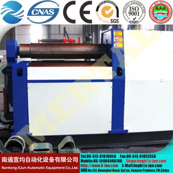 Mclw12CNC-12X1000 CNC Four Rollers Plate Rolling Machine, Specialized in Rolling Sheet