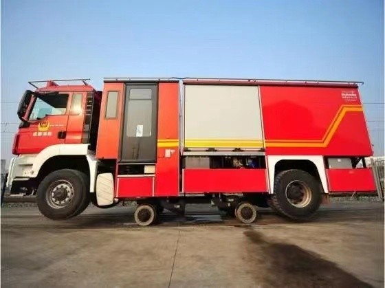 Water Tank Foam Railway Fire Truck Dual Purpose 1435mm HTRR209