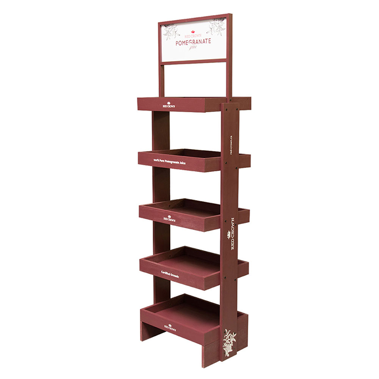 4 Layers Wine Display Stand Lychee Sauce Bottle Stand For Cocktail Material