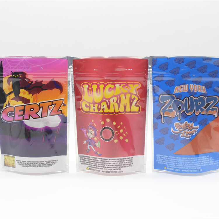 Frosted Food Graade Plastic Zipper Bag Food Packaging Printing Digital Printed Stand Up Pouch Plastic Bag