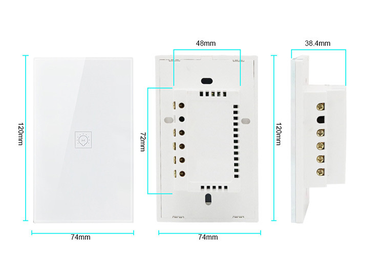 Oem Voice Operated Tuya App Remote On Off Window Roller Blinds Garage Wifi Curtain Shutter Switch With Google