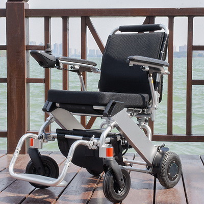 Lightweight Motorized Folding Power Wheelchair With 220lb Load