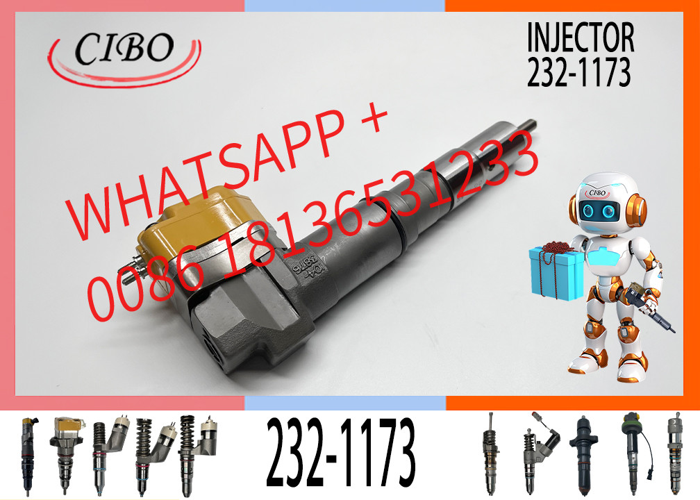 Diesel Fuel Injector 232-1173 171-9704 196-1401 222-5966 173-9268 198-7912 For C+ 3408 3412 Engine