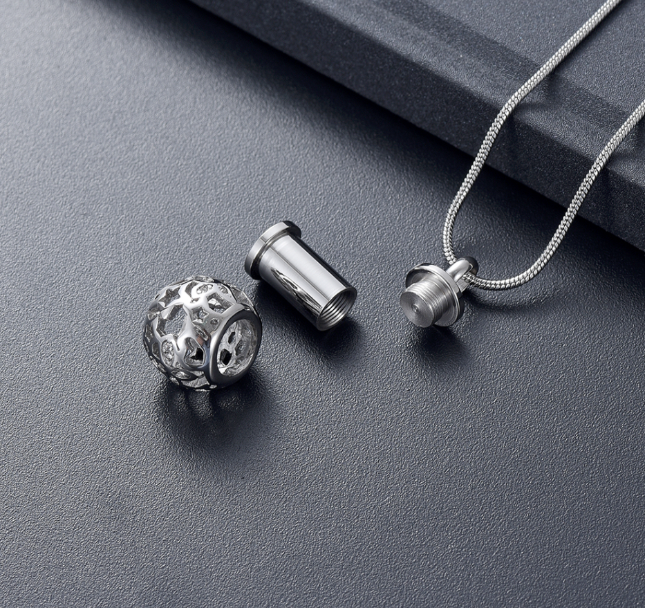 Excellent Ash Holder Keepsake Pendant Locket For Ashes Funeral Memorial Urn Necklace