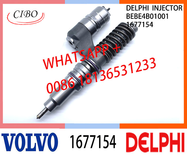 VOL 1677154 BEBE4B01001 Fuel engine Diesel Injector 1677154 BEBE4B01001 A0 for VOL D12 3045 EURO SPEC