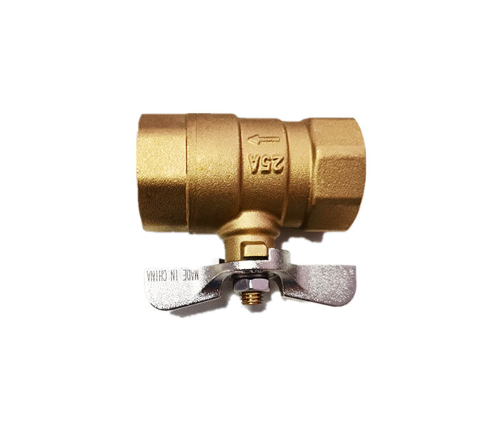 DN25 Brass Female Ball Valve With Butterfly Handle