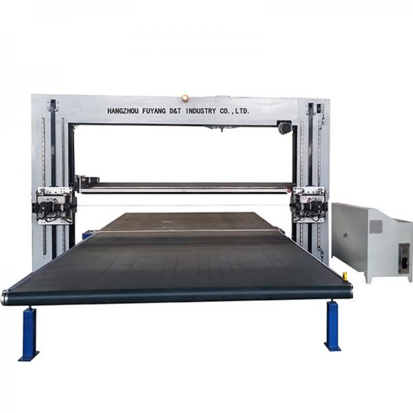 Buy Horizontal And Vertical PU Foam Cutting Machine Automatic Oscillating Dual Blade at wholesale prices