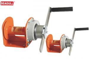 Quality Worm Gear Hand Winch / Hand Lifting Winch Large Capacity 500kg - 3000kg for sale