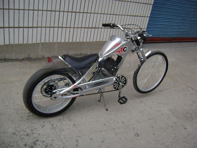 23kg Weight 24inch Gas Motor Chopper Bike for Adult 48cc Engine and CE Certification