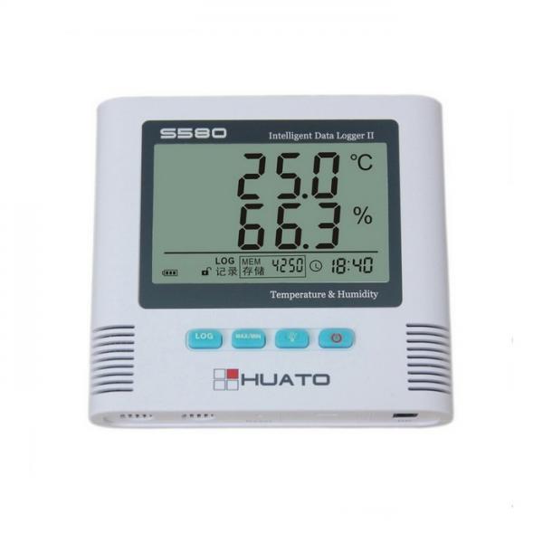 Buy Stable High Accuracy  large LCD display 86000 data record Temperature Humidity   Logger at wholesale prices
