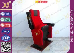 China Fire Retardant Fabric Cover Cinema Theater Chairs Anchor Fixed On Floor on sale