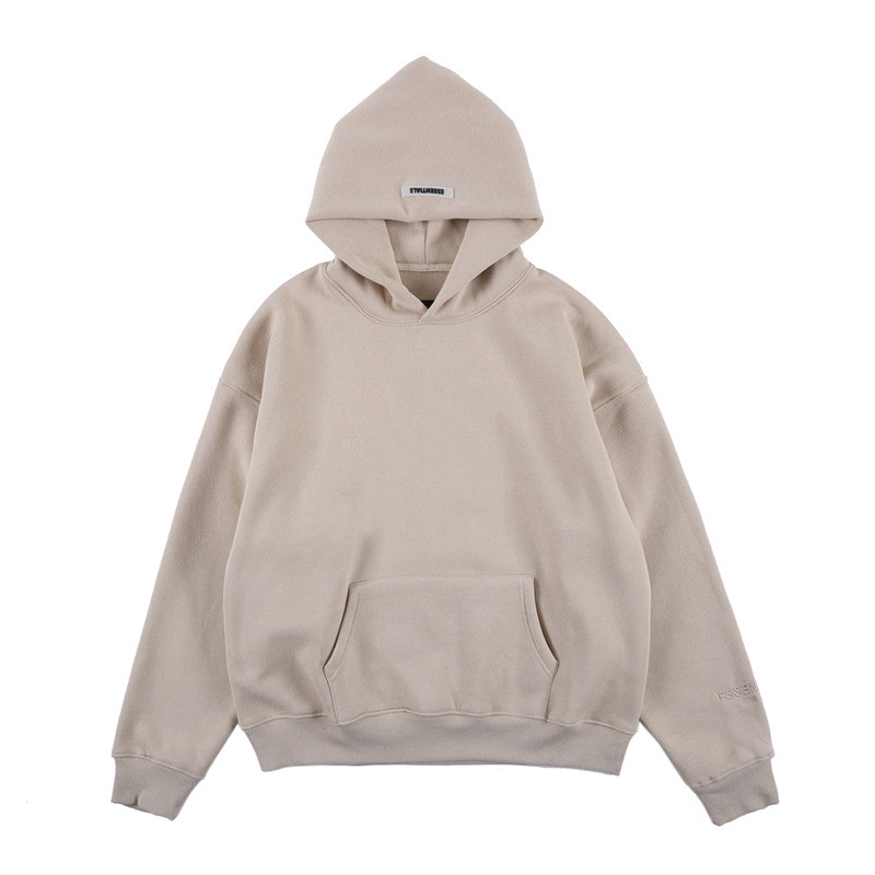 100% Cotton Printing Thick Plain Oversized French Terry Hoodie Embroidered Unisex