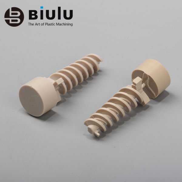 Custom Reliable Precision Machining CNC Mill Machining PEEK Screw OEM / ODM