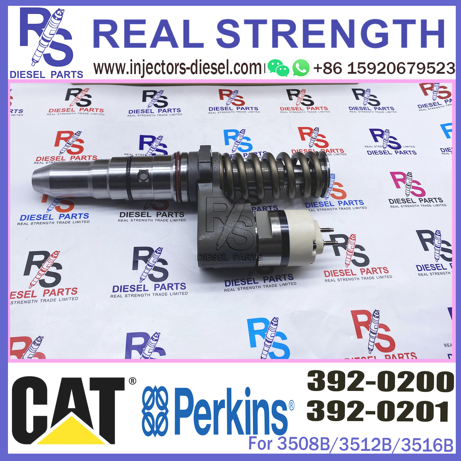 CAT 3508 3512 3516 3524 Engines Diesel Fuel Injector 3920200 20R-1264 20R1264 392-0200 for Caterpillar