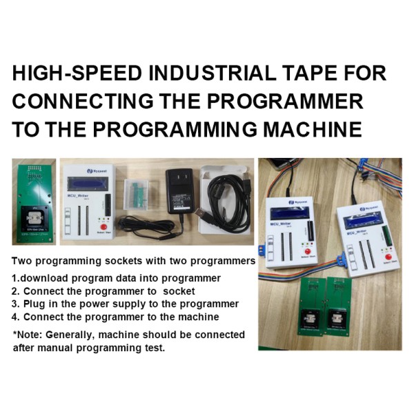 KA42-3000-AOI Automatic Tape IC Programmer with AOI Vision | 2500 UPH Tape In/Out Programming Machine for QFN/SOP/QFP