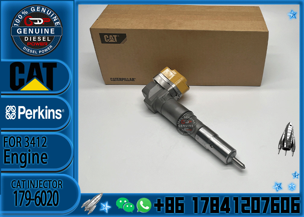 parts 179-6020 3412 E3412 Fuel Injector 174-7526 174-7528 179-6020 153-5938 20R-4148 Excavator parts