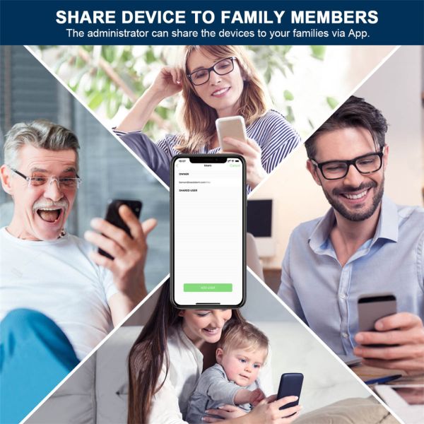 Tuya SOS Alarm System with 2 SOS Buttons(KOS-608108D)