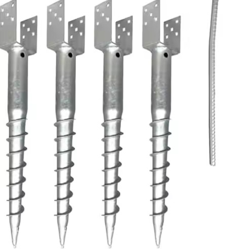 Manufacturers Direct Selling Hot Dipped Galvanized Earth Screw Ground Helical