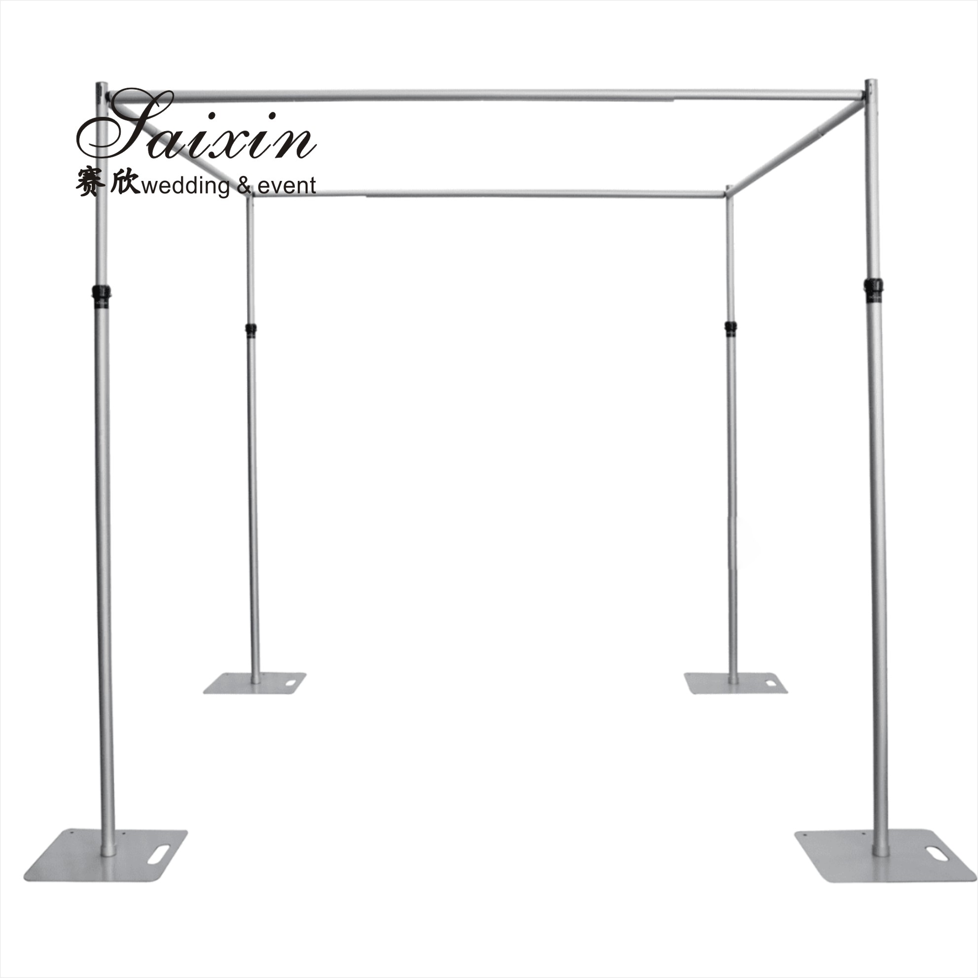 SX-390 Wholesale 3m*6m strong portable wedding stag decoration backdrop drape pipe stands