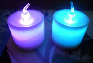 China variety of colors changing LED tea light candle with remote control on sale