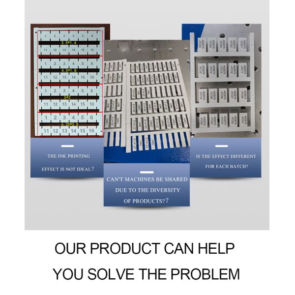 Label Laser Marking Machine Marking Number Tag Number, White Bar, Number Strip, Label, Cable Number, Engraving