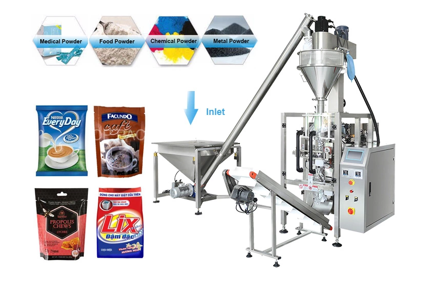 304SS Juice Powder Sachet Filling Machine Packing 60F