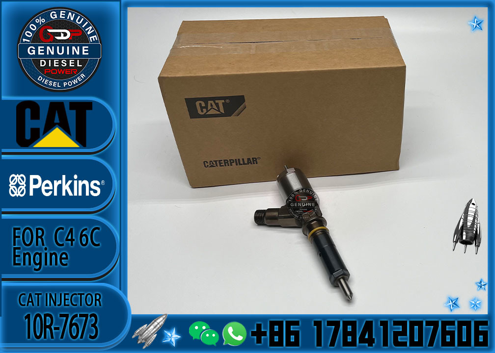 High Quality C6.6 Diesel Engine Cat 320D Injector Fuel Inyector 3200690 10R-7673 2645A749 320-0690 For Caterpillar Excav