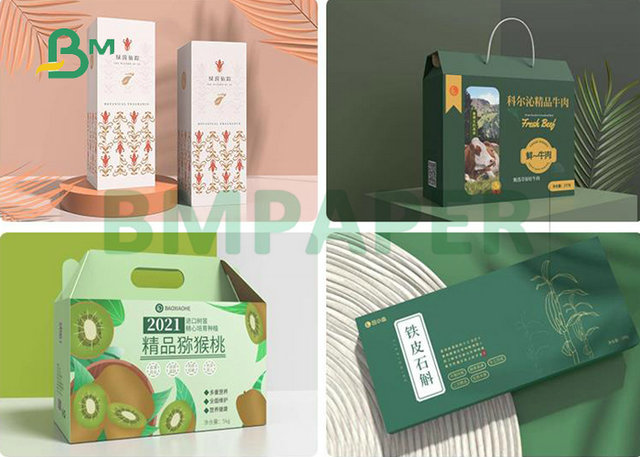 21.5 x 20 inch Caliper 20 White Color Foldcote Paper Solid Sheet For Food Packaging