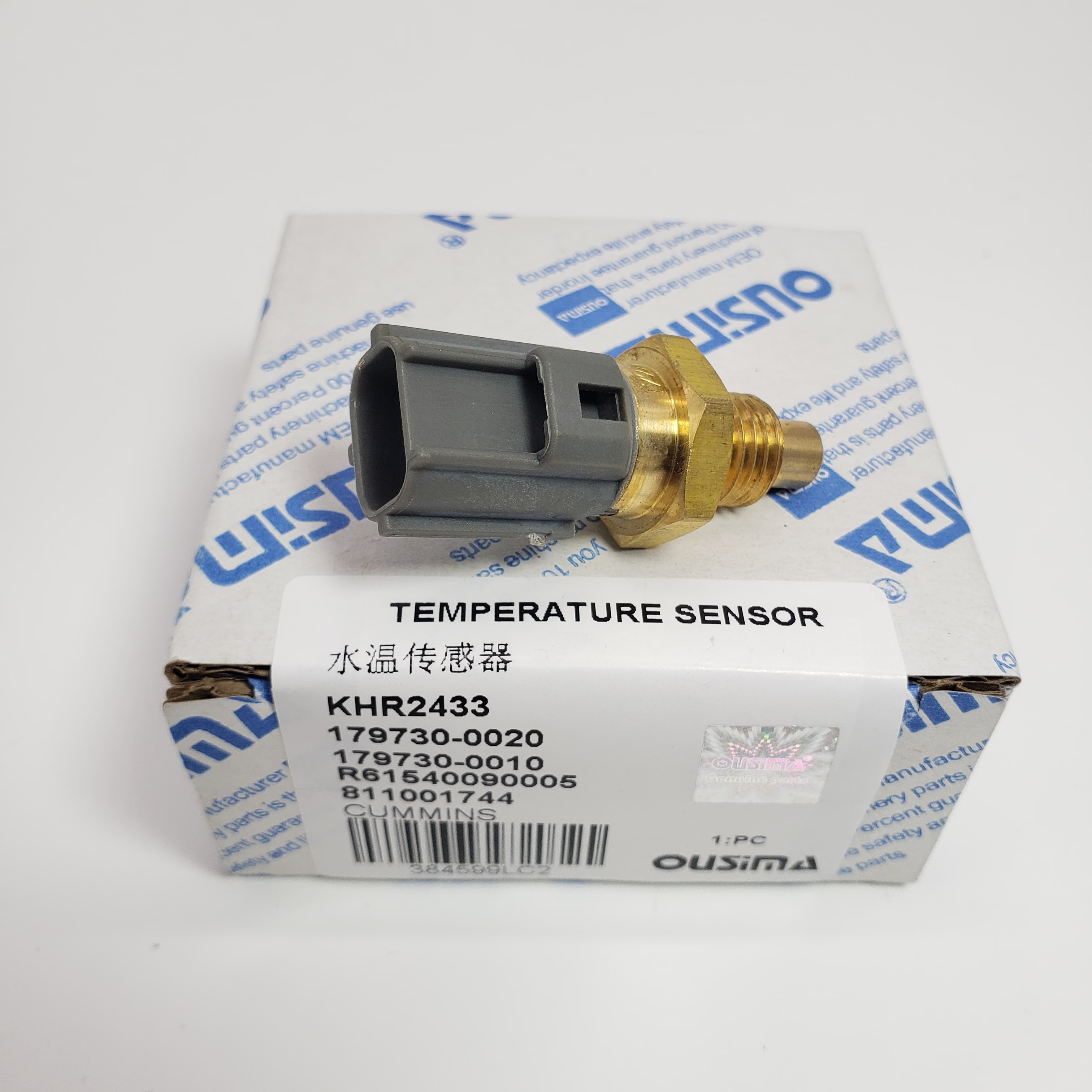 KHR2433 179730-0020 179730-0010 R61540090005 811001744 Temperature Sensor For Cummins Sumitomo