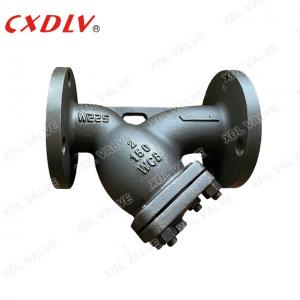 Quality Carbon Steel Flanged Ends	Y Strainer Valve With Mesh 80 PN16 RF for sale