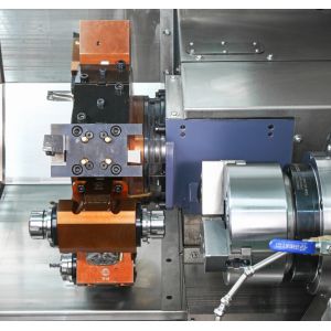 Horizontal Metal Cnc Vertical Lathe Machine With Great Functions