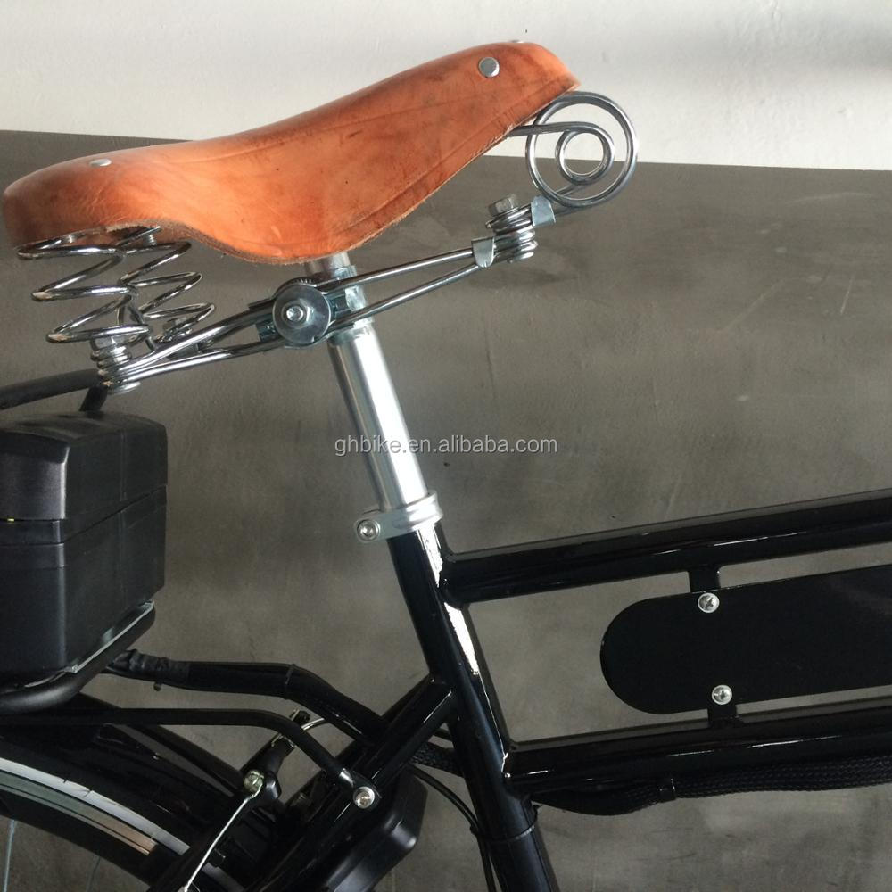ALuminium Hub 28inch 36V 15AH Cargo Tradition Vintage Classic Men 250W PAS E-bicycle