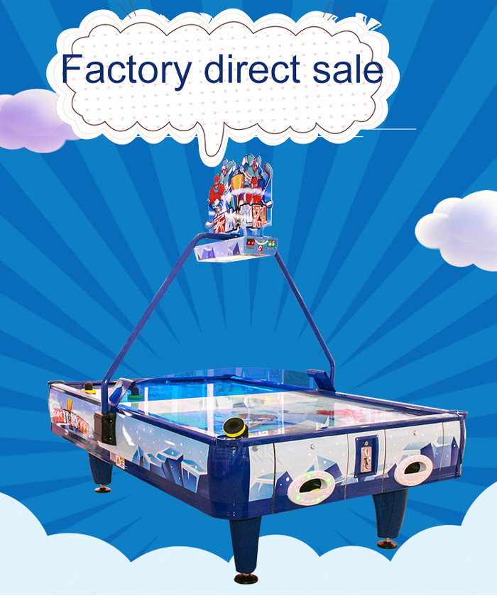 Indoor Amusement 4 Players Air Hockey Table Coin Operated Game Machine