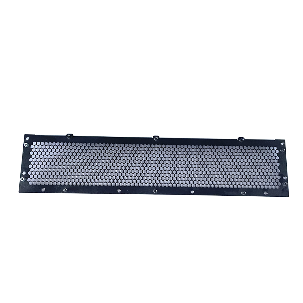 Steel Aluminum Sheet Metal Fabrication Design 1U 2U 3U 4U 19 Inch Rack Vented Blanking Panel Metal Case Box