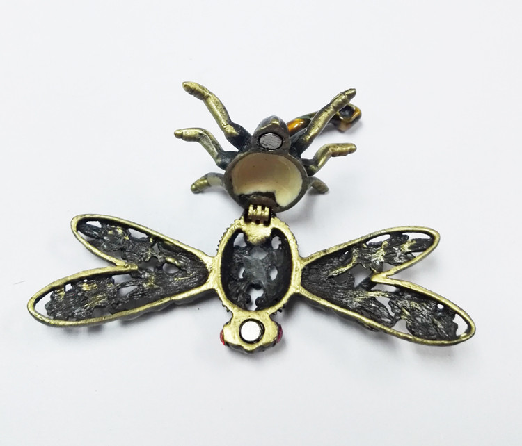 Fashion Dragonfly Metal Jewelry Box Dragonfly trinket box